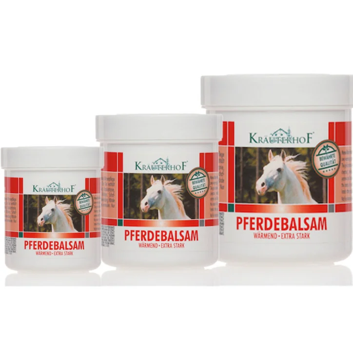 Krauterhof Gel Balsamo Cavallo Scaldante crema massaggio professionale pferdebalsam