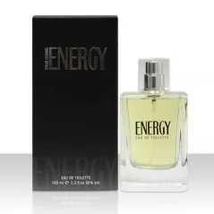 Energy eau de toilette profumo uomo 100ml spray pour Homme 3.3 fl oz 80% vol