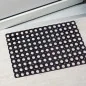 Zerbino Ingresso Esterno Antiscivolo e Impermeabile in Gomma 100% - Tappeto ingresso esterno 1.6cm di spesso