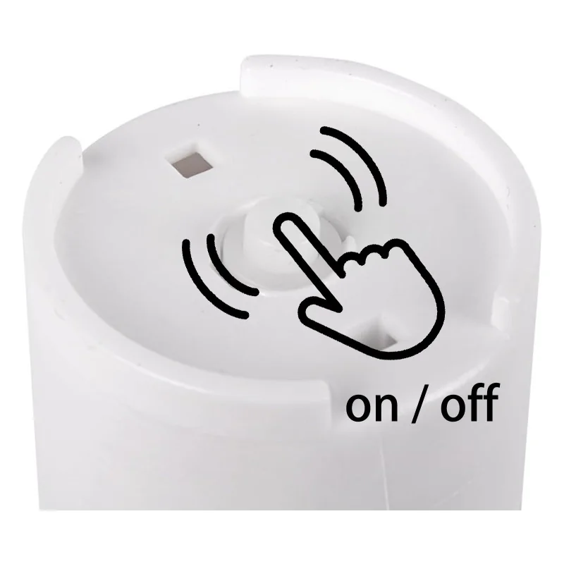 Lumino Elettrico a Led Stilo Pacis, Durata 365 Giorni, Bianco con Luce Intermittente, 9.5xø3 cm