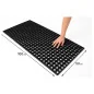 Zerbino Ingresso Esterno Antiscivolo e Impermeabile in Gomma 100% - Tappeto ingresso esterno 1.6cm di spesso