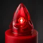 Lumino Elettrico a Led Stilo Pacis, Durata 365 Giorni, Rosso con Luce Intermittente, 9.5xø3 cm