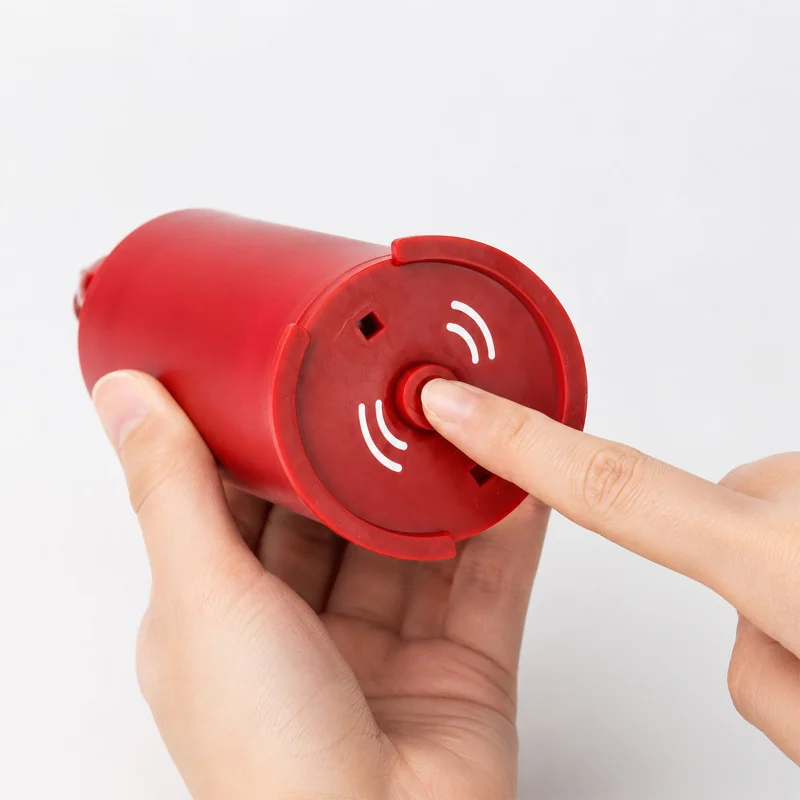 Lumino Elettrico a Led Stilo Pacis, Durata 365 Giorni, Rosso con Luce Intermittente, 9.5xø3 cm