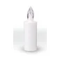 Lumino Elettrico a Led Stilo Pacis, Durata 365 Giorni, Bianco con Luce Intermittente, 9.5xø3 cm